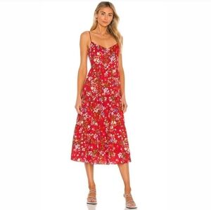 SAU LEE Blossom Midi Dress. Size 4.